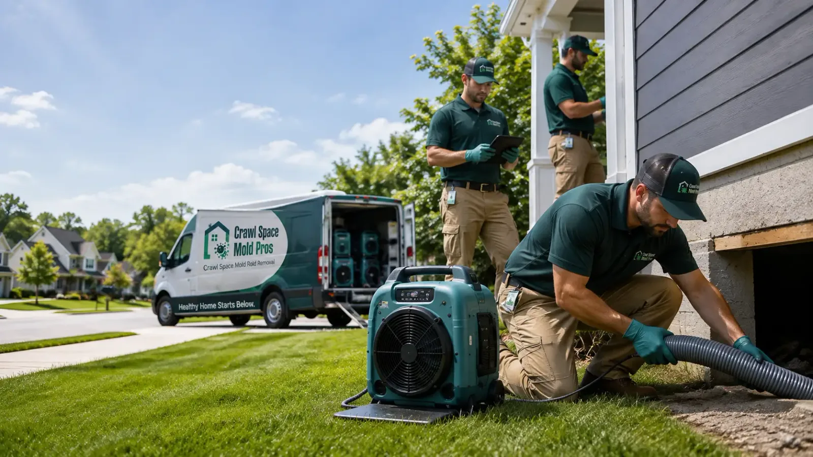 Crawl Space Mold Removal in Channelview, TX